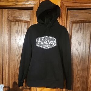 Hurley Black Pullover Sweater with Logo
